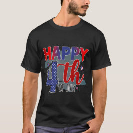 Cute Happy 4th Of July T-Shirt