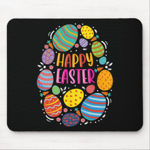 Cute Happy Easter For Teen Girls Boys Easter Color Mousepad