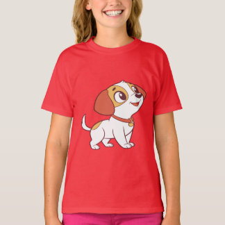 Cute Happy Puppy Kids T-Shirt