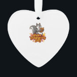 Cute Happy Thanksgiving Squirrel Classic T-Shirt Ornament<br><div class="desc">Cute Happy Thanksgiving Squirrel Classic T-Shirt</div>