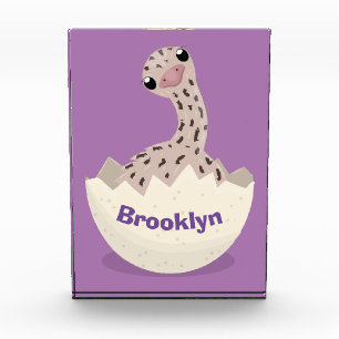 Cute hatching baby ostrich cartoon illustration fotoblock