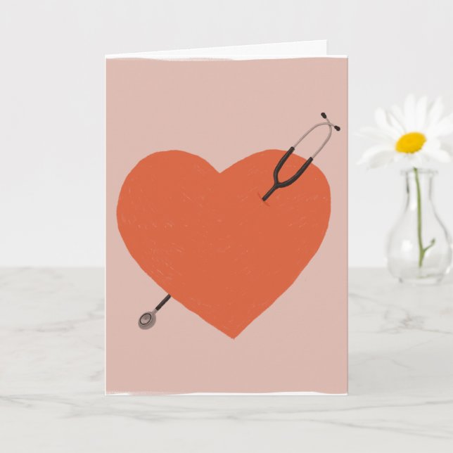 Cute Healthcare Worker Thank You Card Karte (Kleine Pflanze)