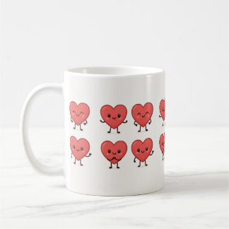 Cute heart mugs kaffeetasse