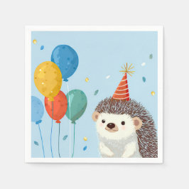 Cute Hedgehog Party Paper  Serviette