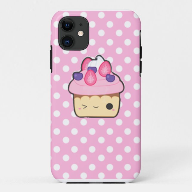 Cute heiratet cupcake Iphone Case-Mate iPhone Hülle (Rückseite)