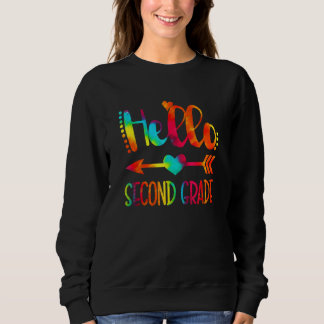 Cute Hello Second Grade 2nd Grade Back To School G Sweatshirt