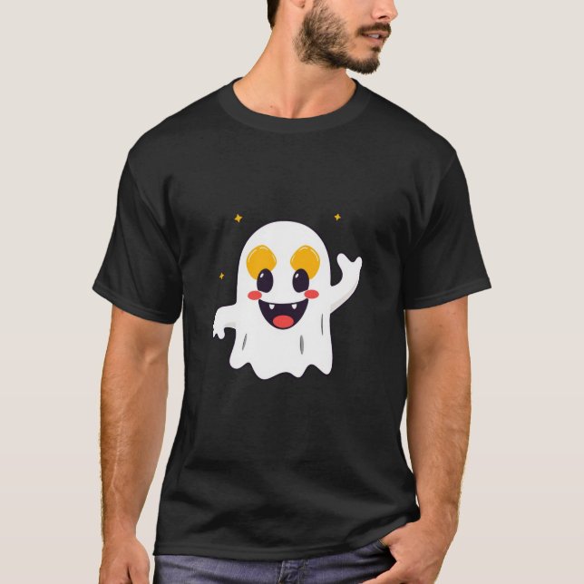 Cute "Hi Boo!" T-Shirt (Vorderseite)