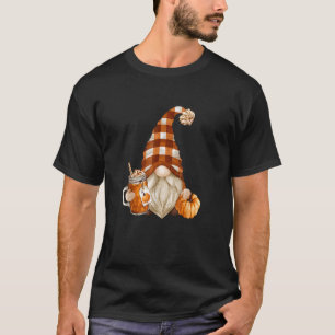 Cute Holiday Gnome For Thanksgiving With Fall Pump T-Shirt