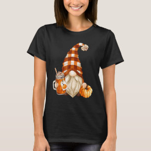 Cute Holiday Gnome For Thanksgiving With Fall Pump T-Shirt