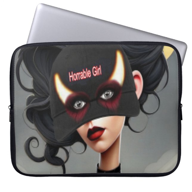 Cute Horrible girl  Laptopschutzhülle (Vorderseite)