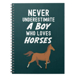 Cute Horse Gifts For Baby Boys Kids Animal Lover Notizblock