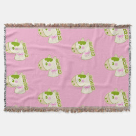 Cute Horses Chinese New Year 2026 Lucky Decke