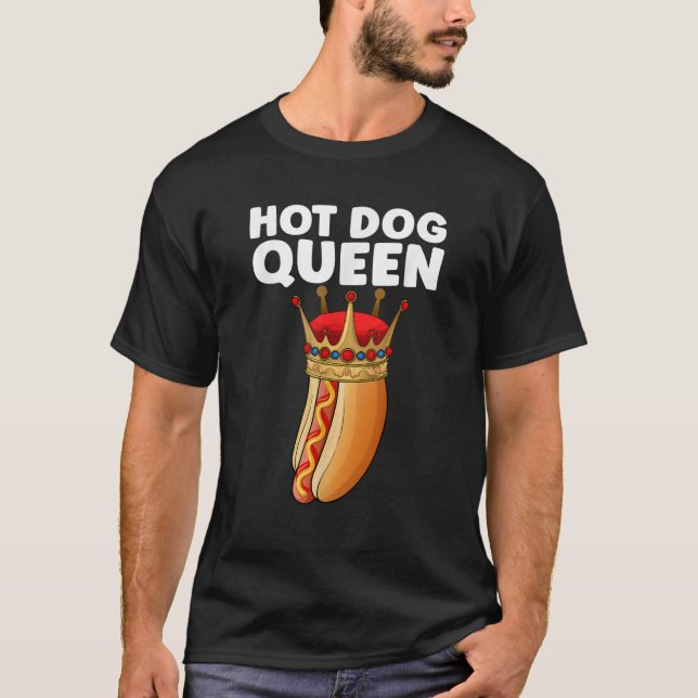 Cute Hot Dog Design For Women Girls Sausage Hotdog T-Shirt (Vorderseite)