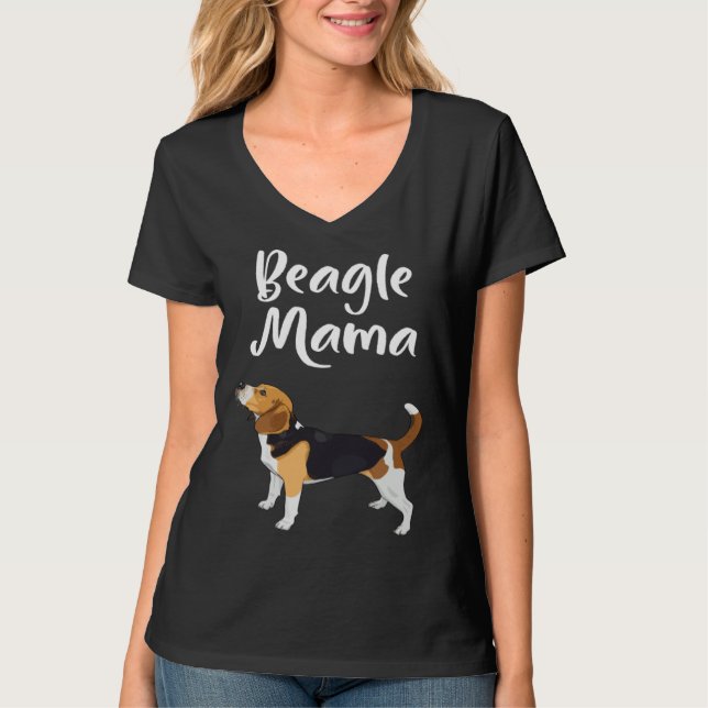 Cute Husky Mama Womens Dog Mom   3 T-Shirt (Vorderseite)