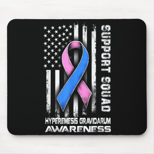 Cute Hyperemesis Awareness Gravidarum Squad Suppor Mousepad (Vorne)