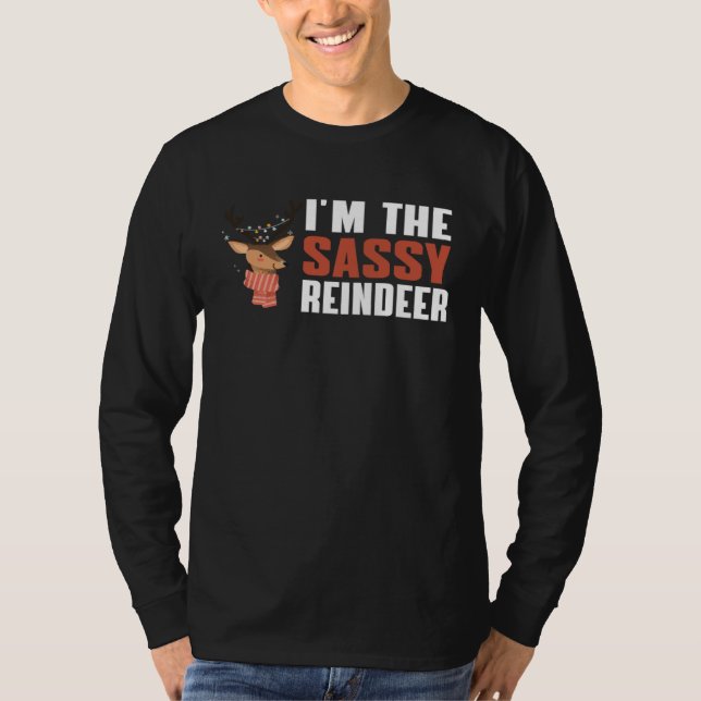 Cute I m Reindeer T-Shirt (Vorderseite)