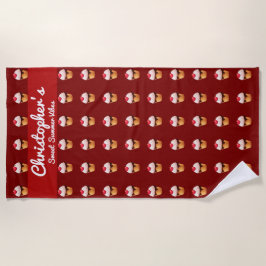 Cute Ice Cream Heart Beach Towel Strandtuch