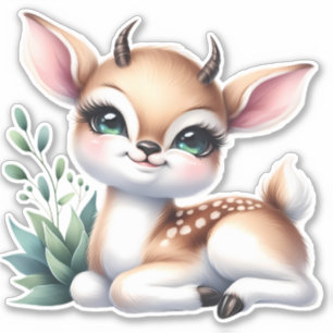Cute It Up! Hirsch individuell geschnitten Scrapbo Aufkleber