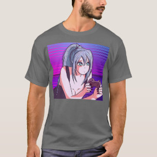 Cute japanese Anime Video Game and Anime Lover  T-Shirt