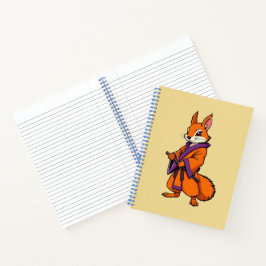 Cute Japanese Samurai Squirrel Notizbuch