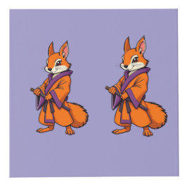 Cute Japanese Samurai Squirrel Würfel