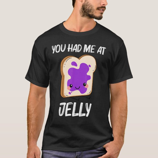 Cute Jelly For Men Women Matching Fruit Spread San T-Shirt (Vorderseite)