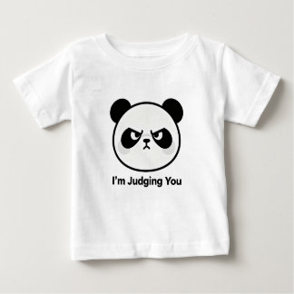 Cute Judging Panda – I’m Judging You Baby T-shirt