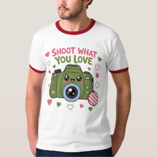 Cute Kamera Gestaltung - Fotografiere was du liebs T-Shirt