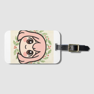 Cute Kawaii Anime Girl Luggage Tag Gepäckanhänger