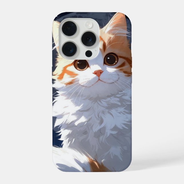 Cute Kawaii Cat  iPhone Hülle (Rückseite)