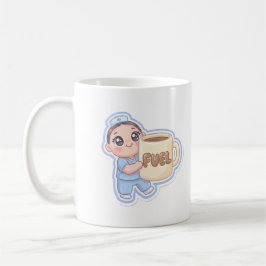 Cute Kawaii Chibi Nurse Giant Coffee Fuel Mug Kaffeetasse