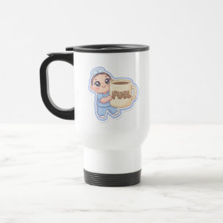 Cute Kawaii Chibi Nurse Giant Coffee Fuel  Reisebecher