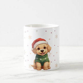 Cute Kawaii Christmas Dog - Puppy Christmas Design Kaffeetasse
