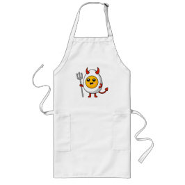 Cute Kawaii Deviled Egg Lange Schürze