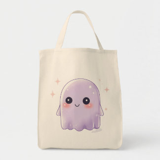 Cute Kawaii Ghost Grocery Bag | Halloween Bag Tragetasche