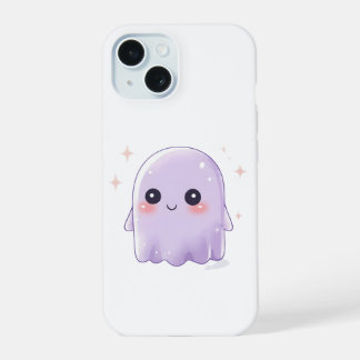 Cute Kawaii Ghost Phone Case | Pastel Halloween iPhone 15 Hülle
