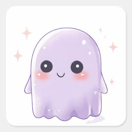 Cute Kawaii Ghost Sticker | Halloween Aesthetic