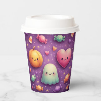 Cute Kawaii Halloween Paper Cups Pappbecher