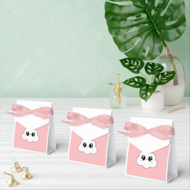 Cute Kawaii Happy Cloud Minimalist Design Geschenkschachtel (Zahlreiche)
