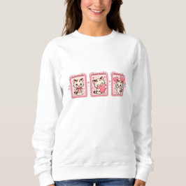 Cute Kawaii Kitten Love Sweatshirt