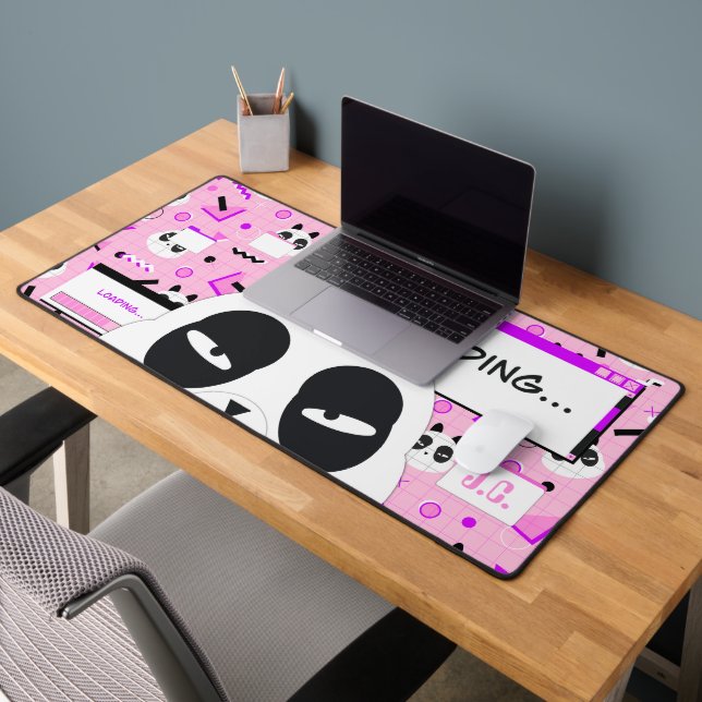 Cute Kawaii Pink Panda Bear Schreibtischunterlage (Büro 2)