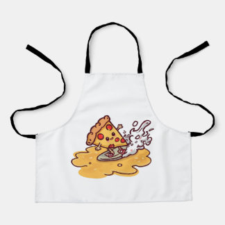 Cute Kawaii Pizza Apron Funny cheesy kitchen apron Schürze