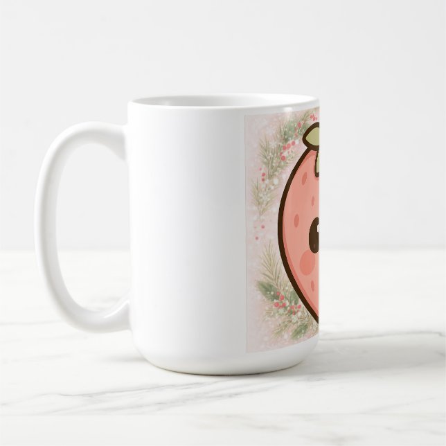 Cute Kawaii Strawberry Mug Kaffeetasse (Links)