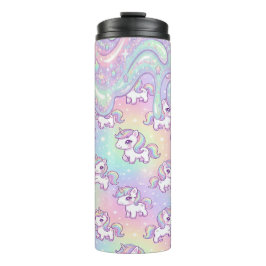 Cute Kawaii Unicorn Pastel Rainbow Magical Thermosbecher