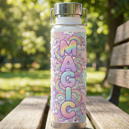 Cute Kawaii Unicorn Pastel Rainbow Magical Trinkflasche