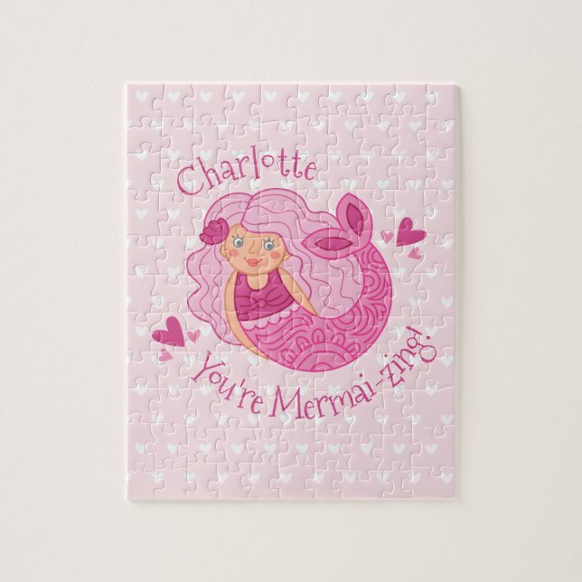 Cute Kids Valentine Holiday Puzzle (Vertikal)