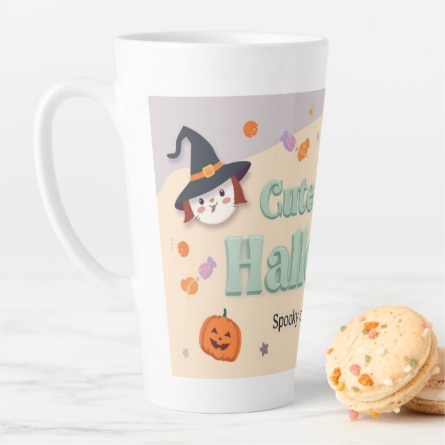 🧡 ✨ “Cute & Kind Halloween” Collection 🎃🌿 Milchtasse (Beispiel)