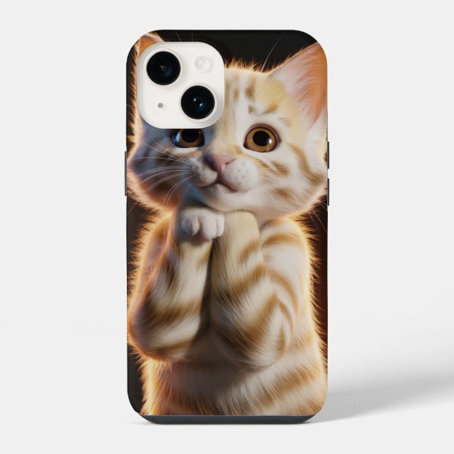 cute kitten iPhone hülle (Rückseite)