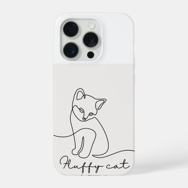 cute kitten phone cover iPhone hülle (Rückseite)