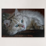 Cute Kitten Puzzle<br><div class="desc">A picture puzzle that will bring hours of pleasure to anyone who loves cats. This cute kitten puzzle would make an ideal gift or for your own pleasure.
Picture by: WenPhotos (Pixabay)</div>